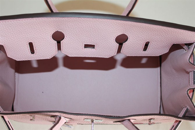 High Quality Fake Hermes Birkin Hello Kitty 35CM Togo Leather Bag Pink HK0001 (9) - Click Image to Close